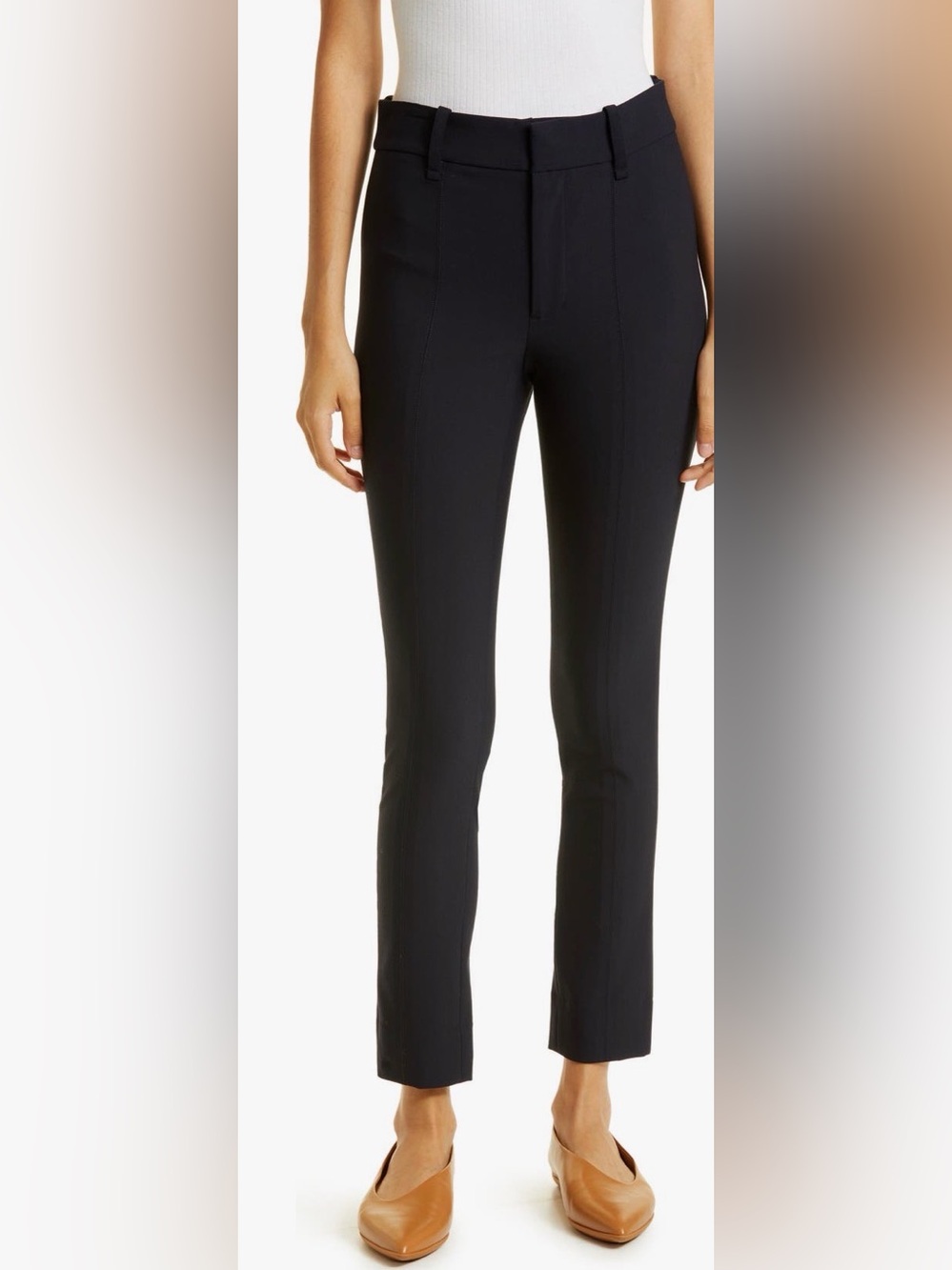 Vince ft high waist cigarette pant navy